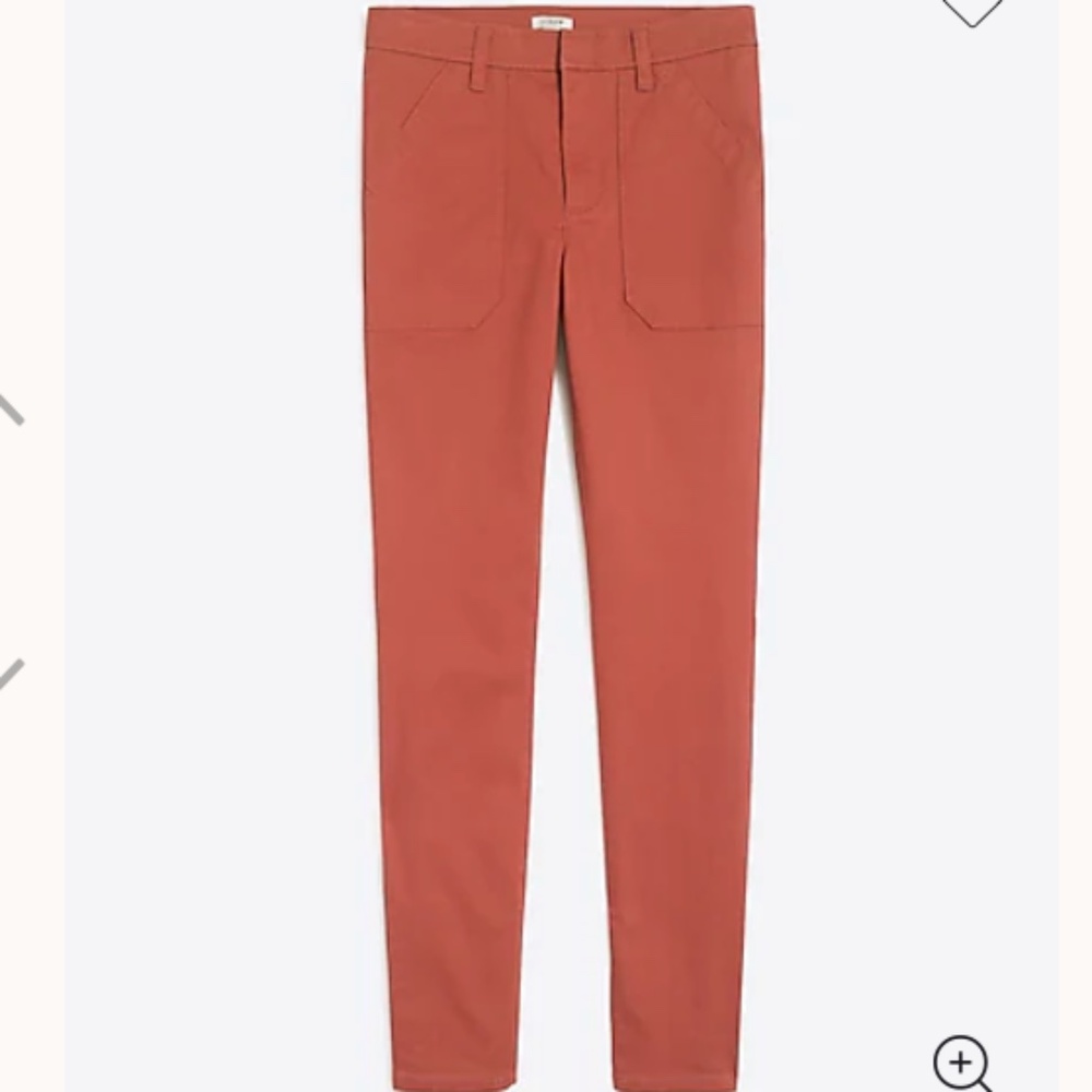 J Crew High-rise skinny cargo‎ pant